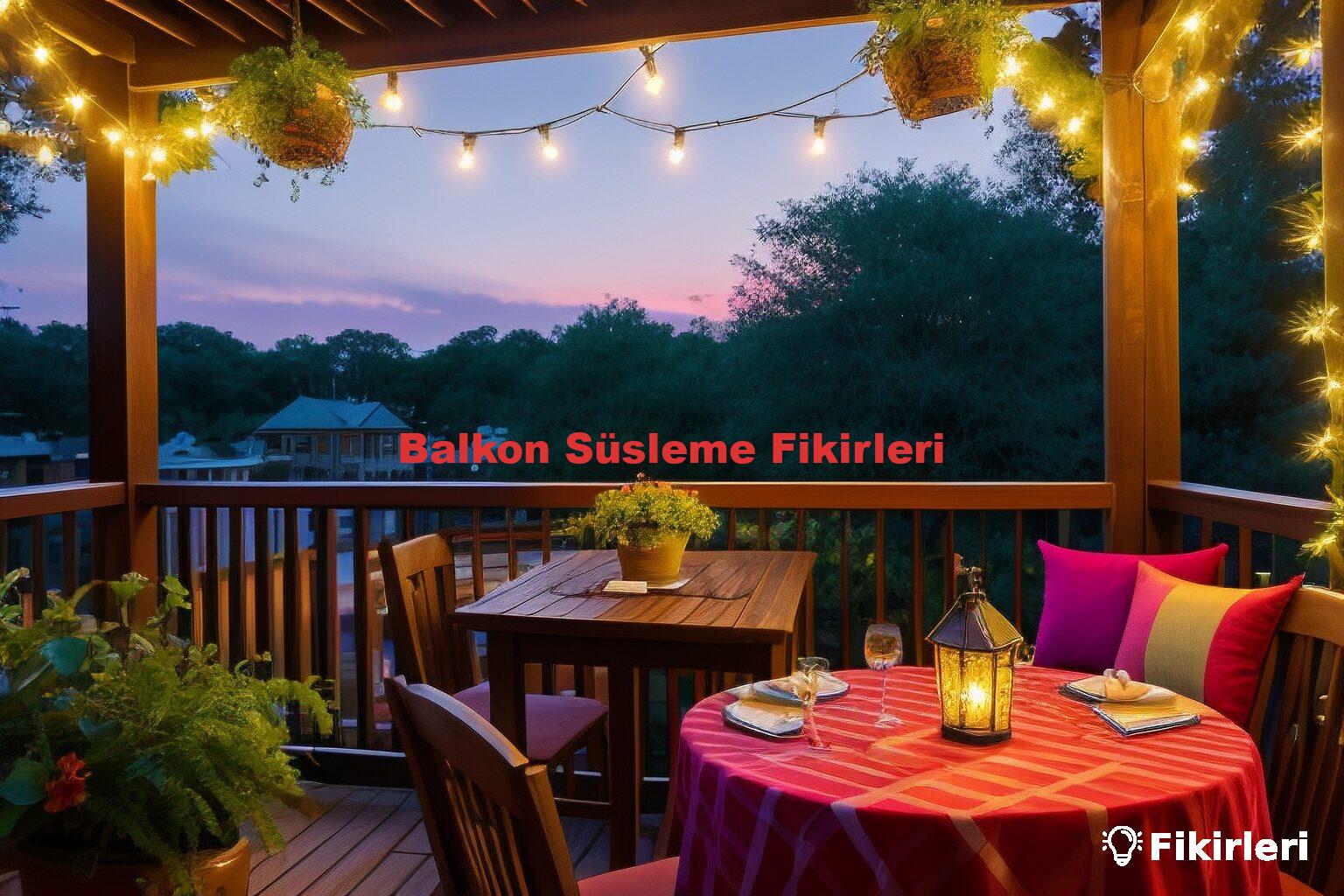 Balkon Süsleme Fikirleri