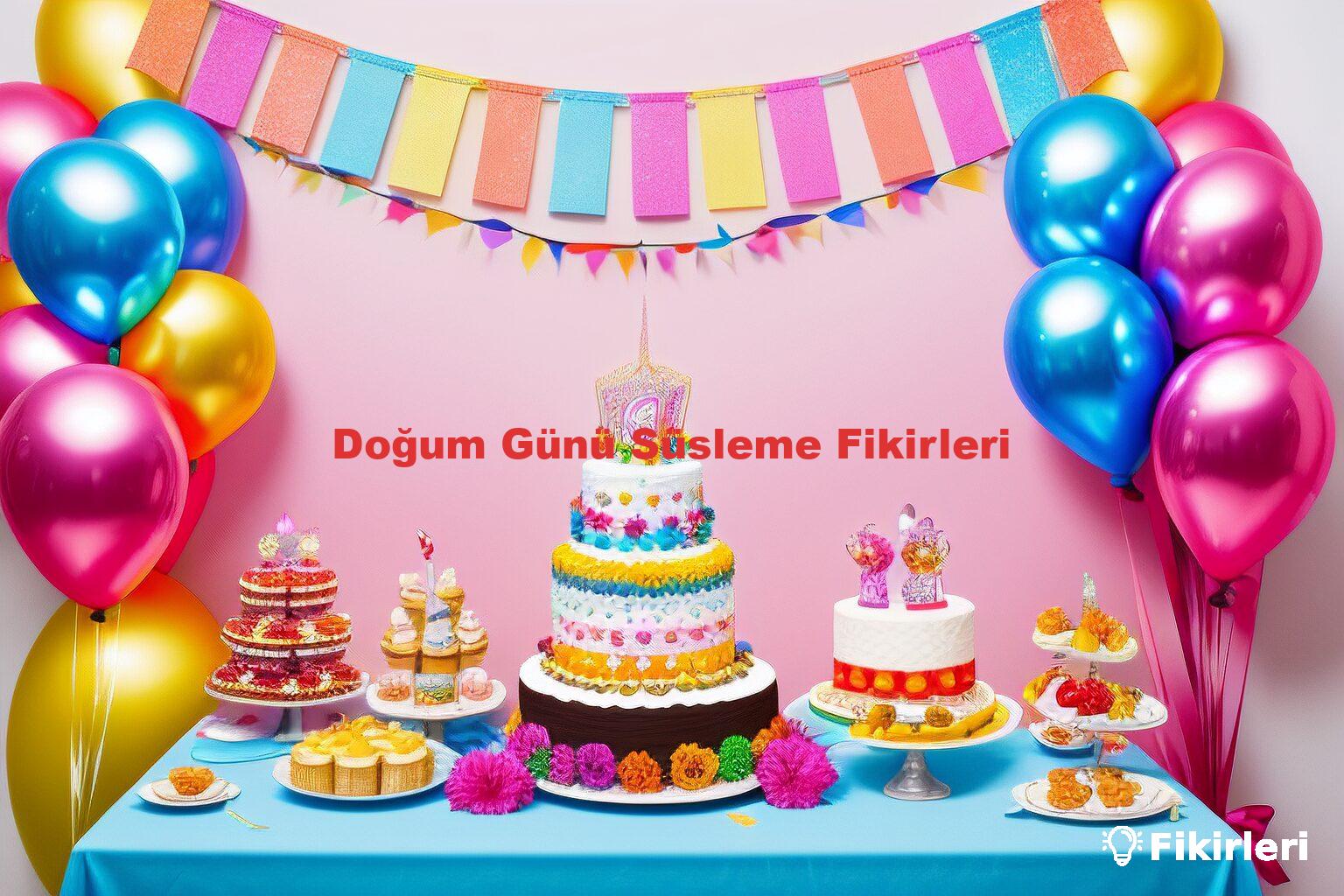 Doğum Günü Süsleme Fikirleri