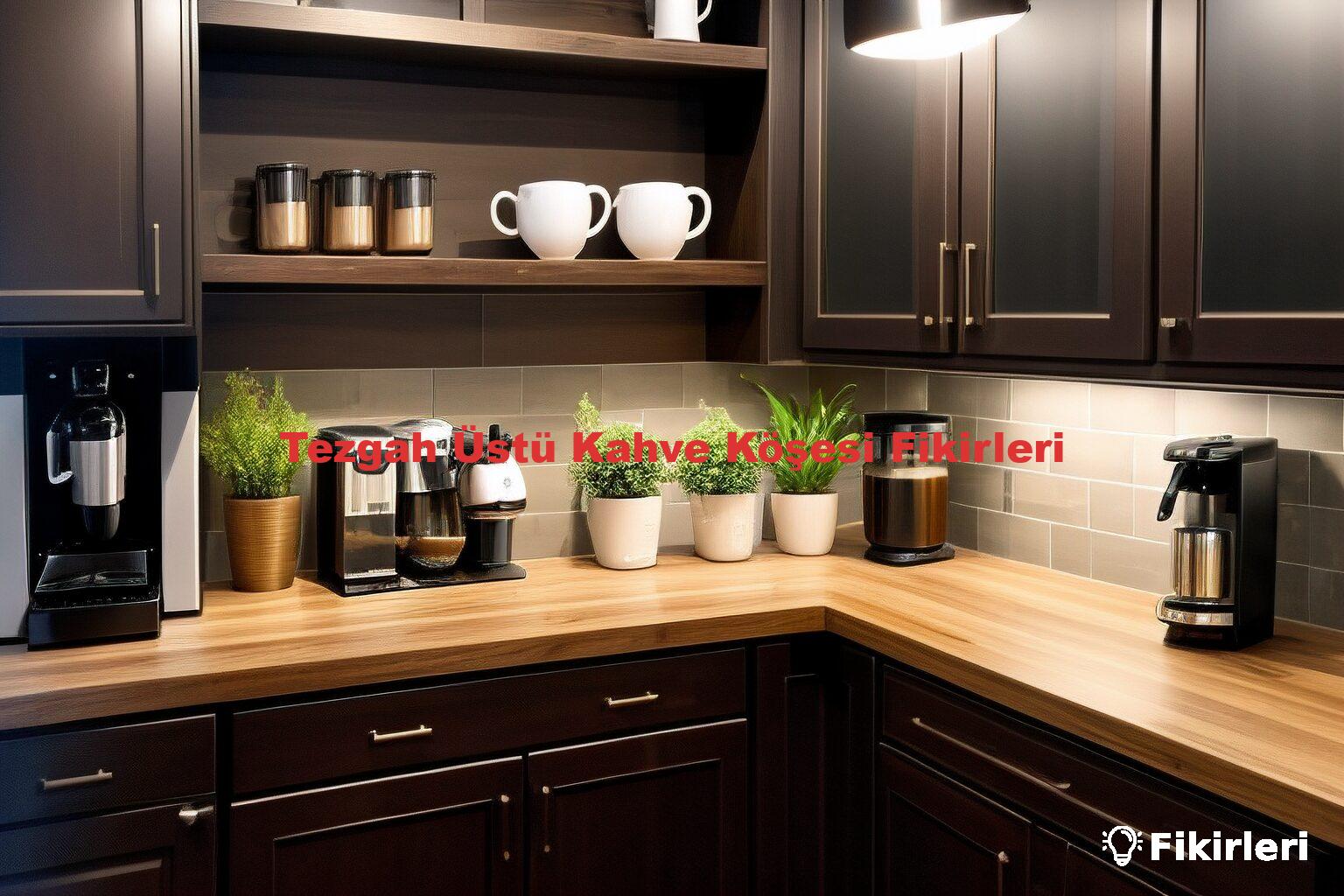 Tezgah Üstü Kahve Köşesi Fikirleri