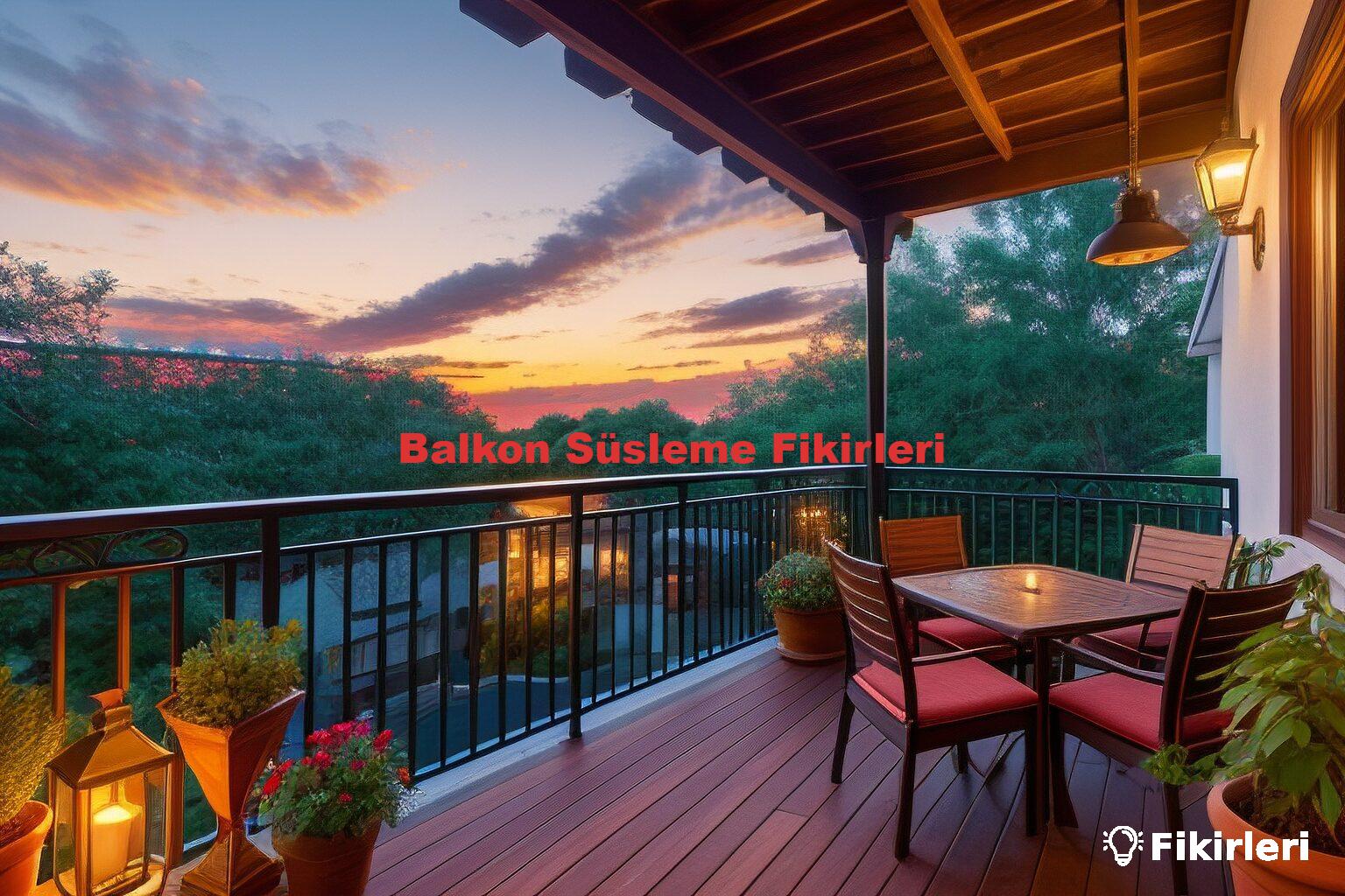 Balkon Süsleme Fikirleri