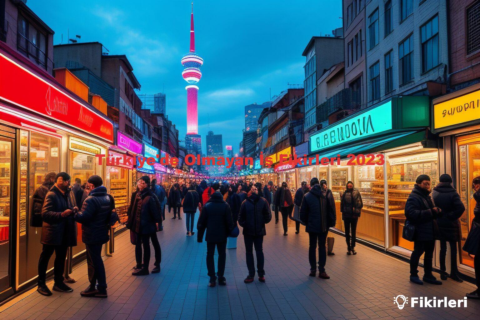 Türkiye'de Olmayan İş Fikirleri 2023