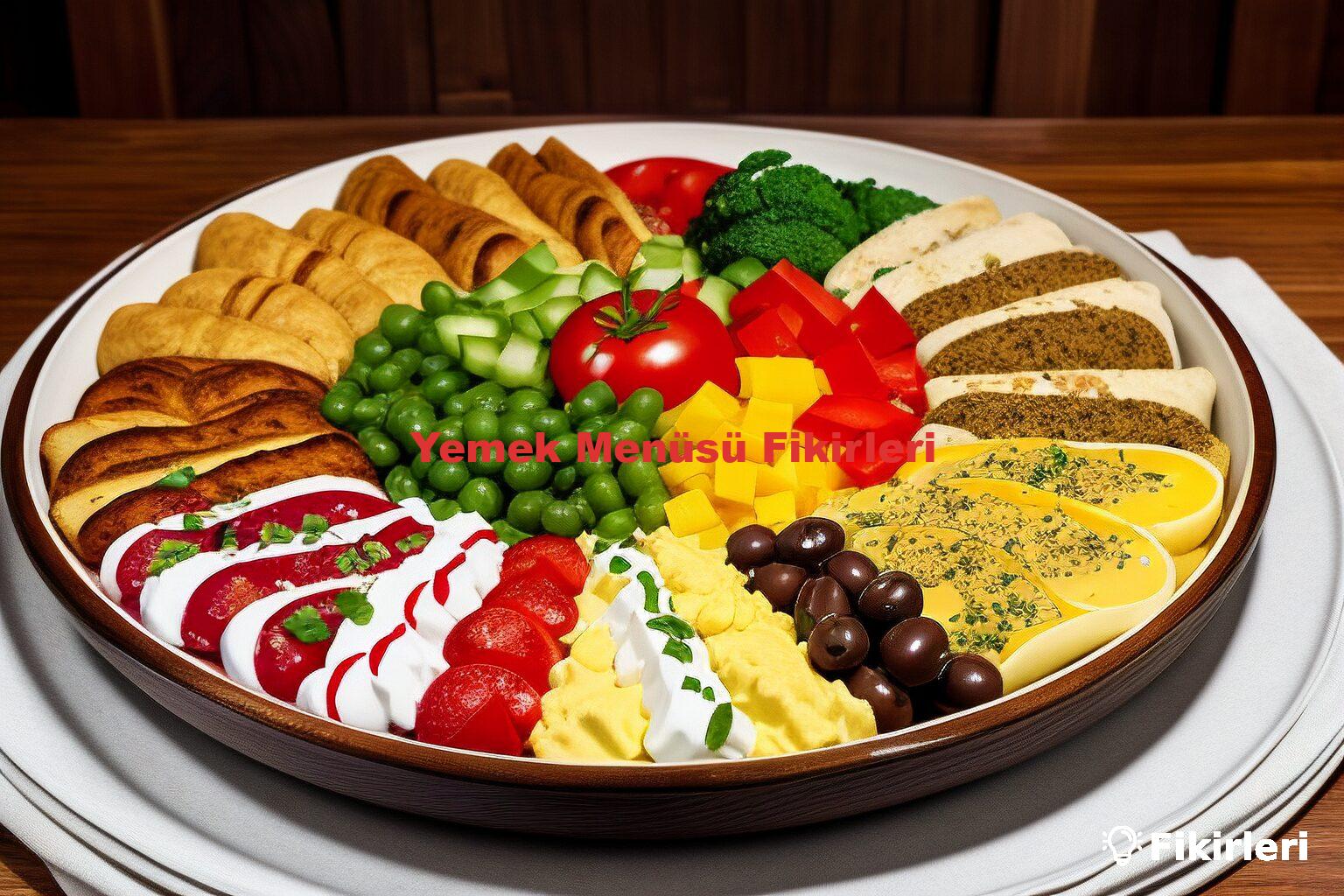 Yemek Menüsü Fikirleri