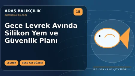 Gece Levrek Avında Silikon Yem ve Güvenlik Planı